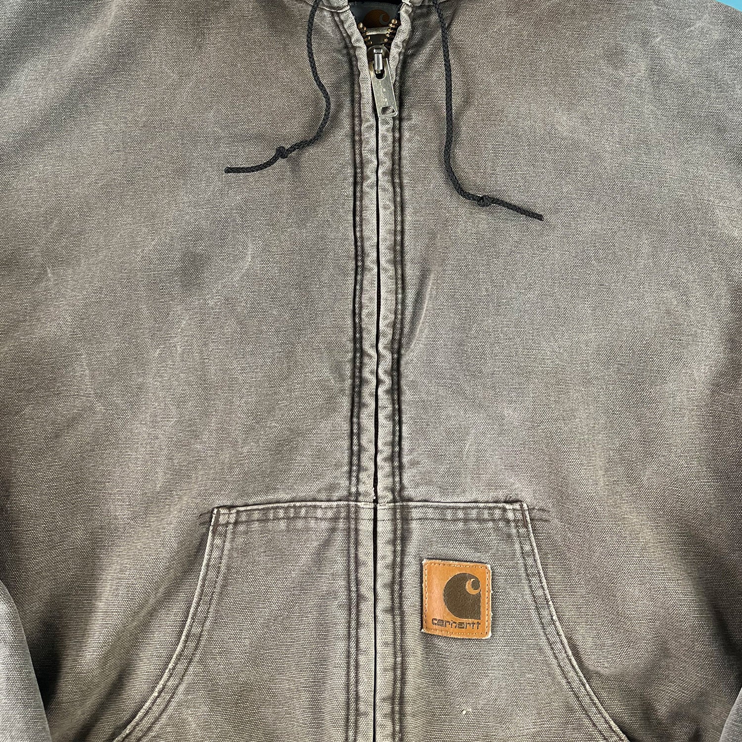 Vintage Carhartt full zip denim jacket XL/XXL