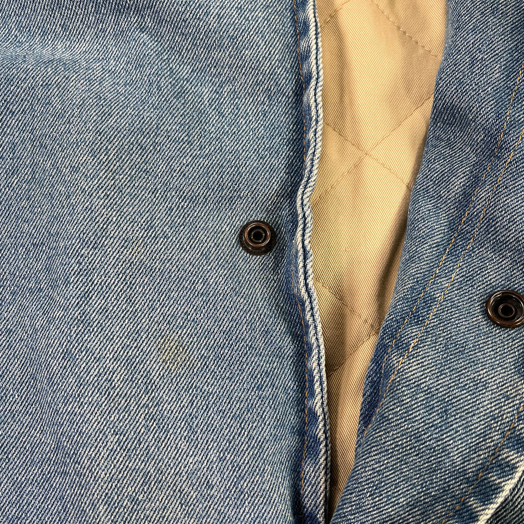 Vintage Disney Mickey Mouse league denim varsity jacket M/L