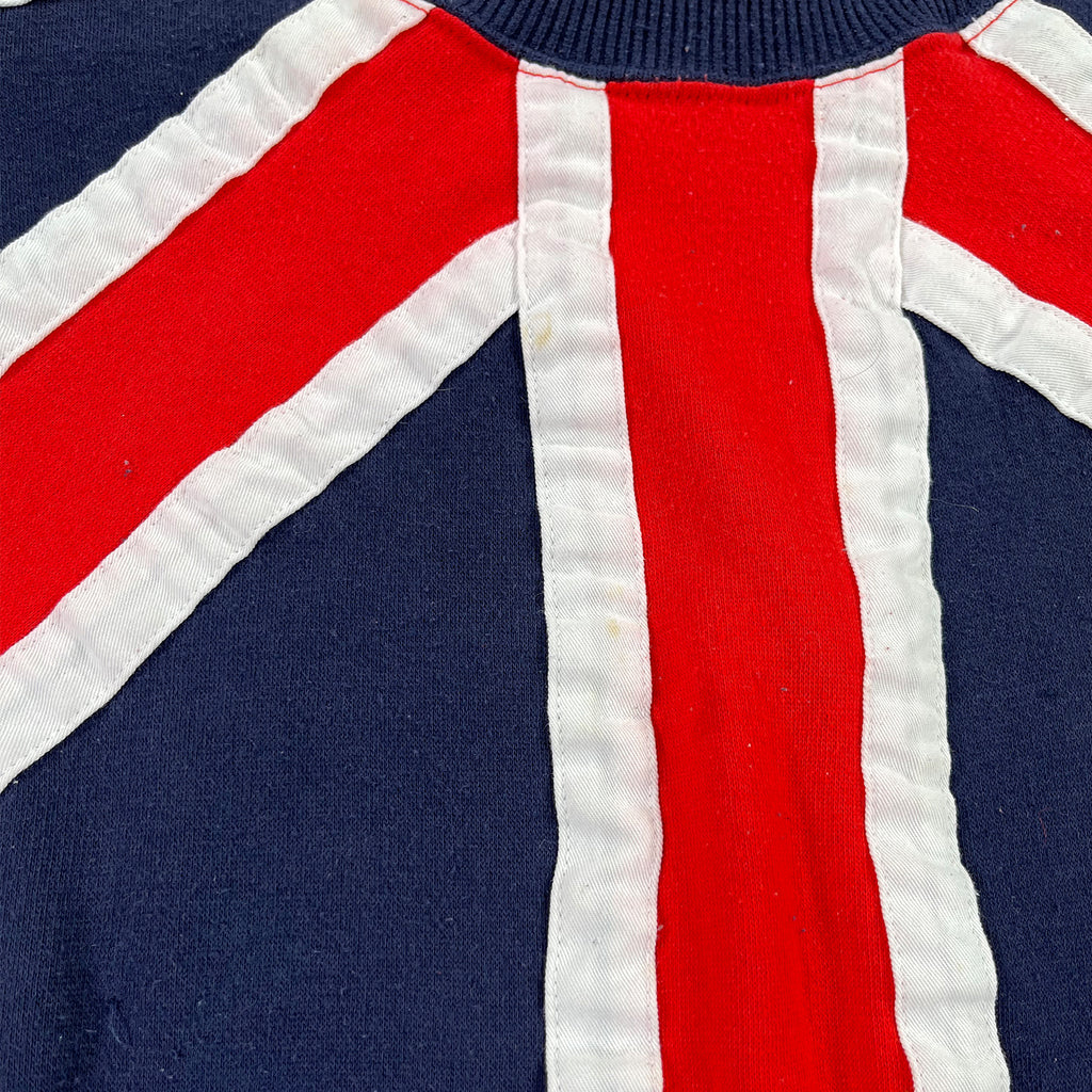 '90s Reebok Great Britain flag crewneck L/XL