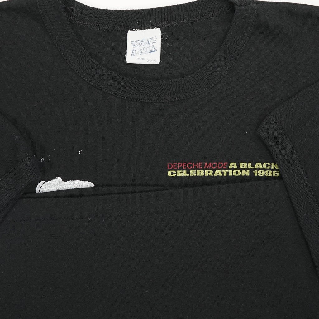 1986 Depeche Mode "A Black Celebration" tour tee L