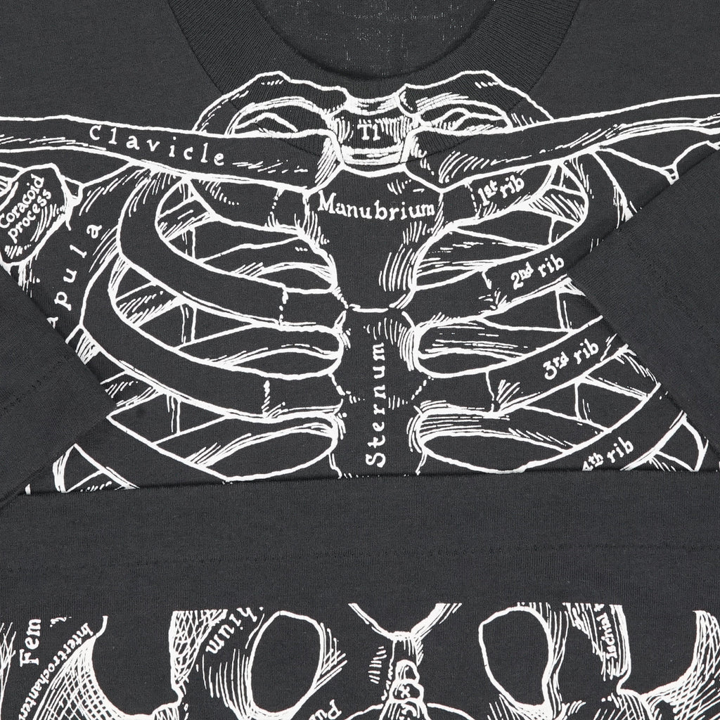 Vintage Leslie Arwin skeletal anatomy tee M