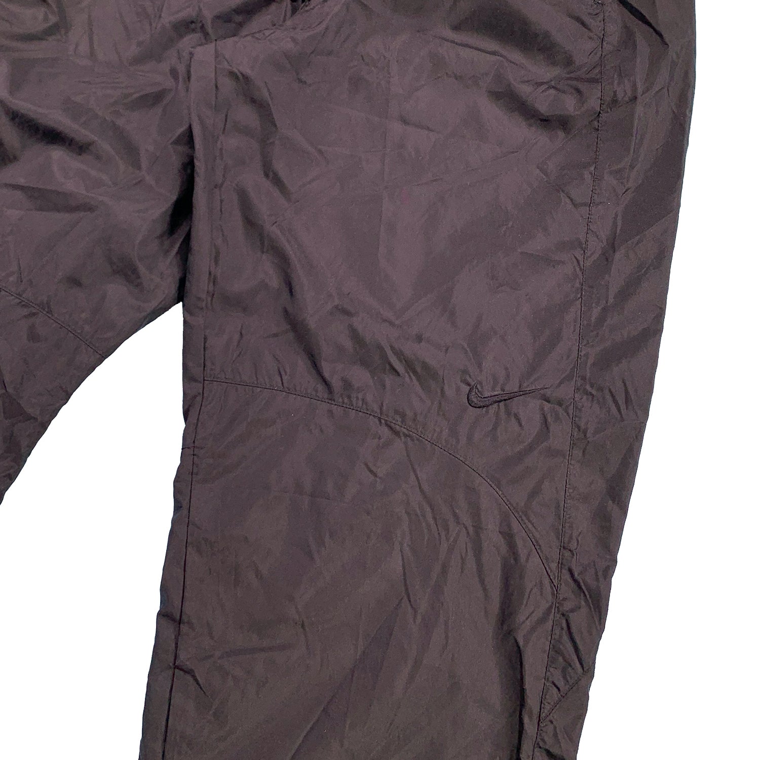 '90s Nike nylon swoosh trackpants L