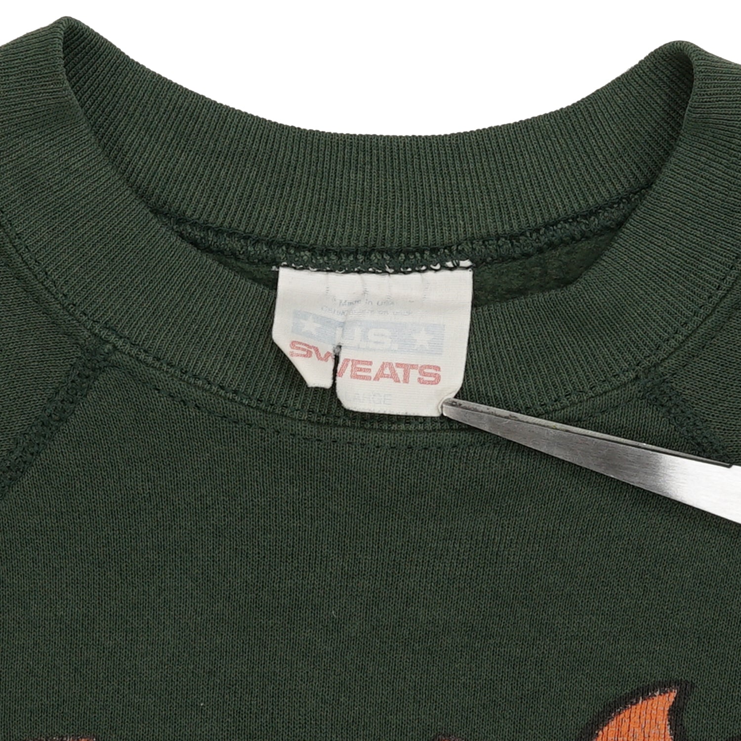 1992 Miami Canes Flintstones crewneck L