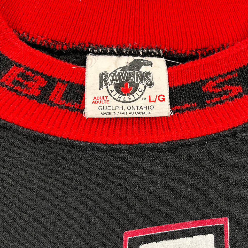 '90s Chicago Bulls Ravens crewneck L