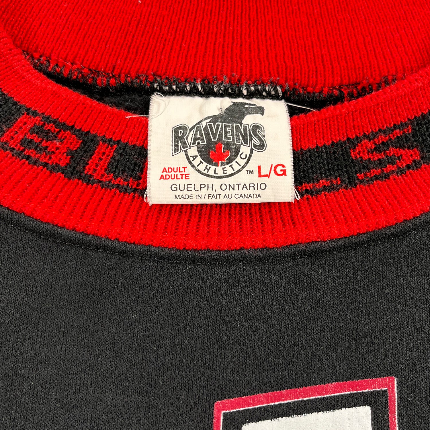 '90s Chicago Bulls Ravens crewneck L