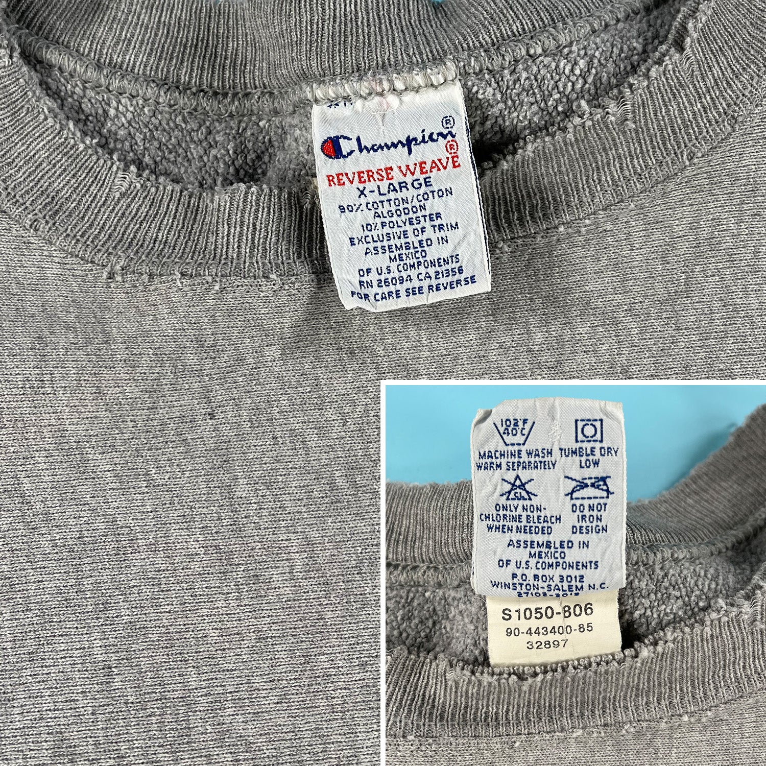 '90s Champion Reverse Weave XL