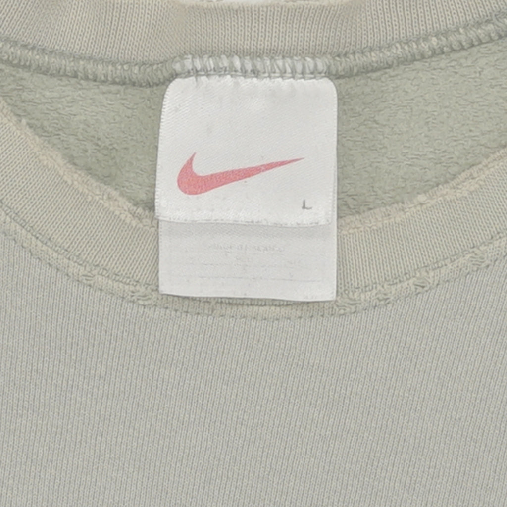 '90s Nike mini swoosh distressed faded crewneck L