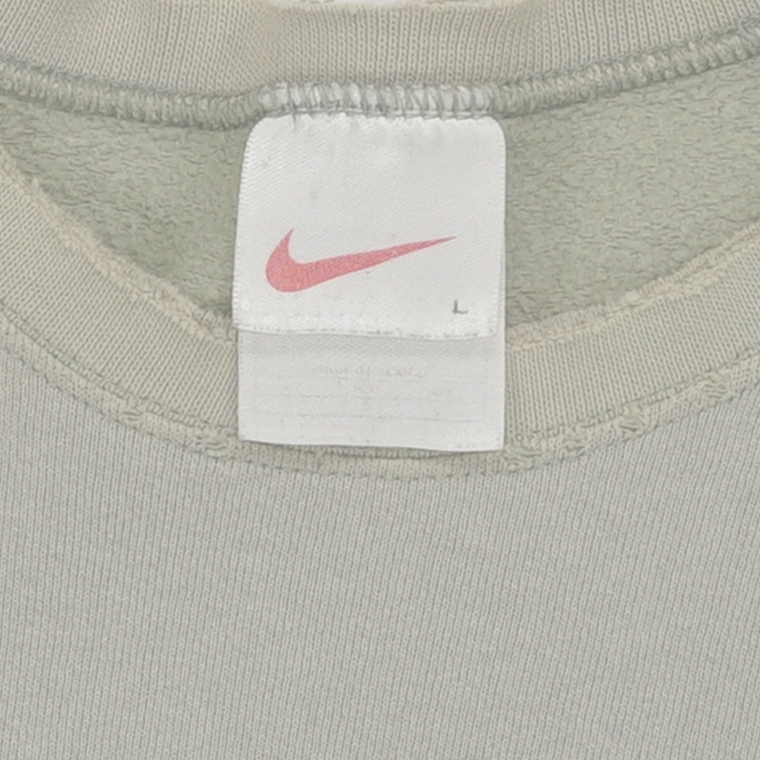 '90s Nike mini swoosh distressed faded crewneck L