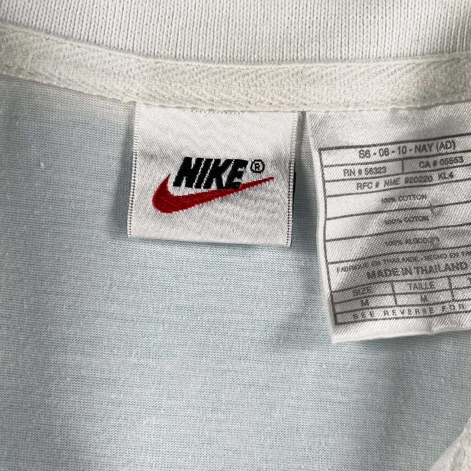 '90s Nike Challenge Court striped polo shirt L/XL
