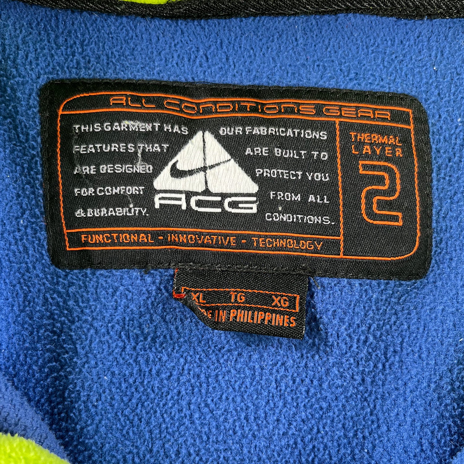 90s Nike ACG fleece vest XL – Gone Again Vintage