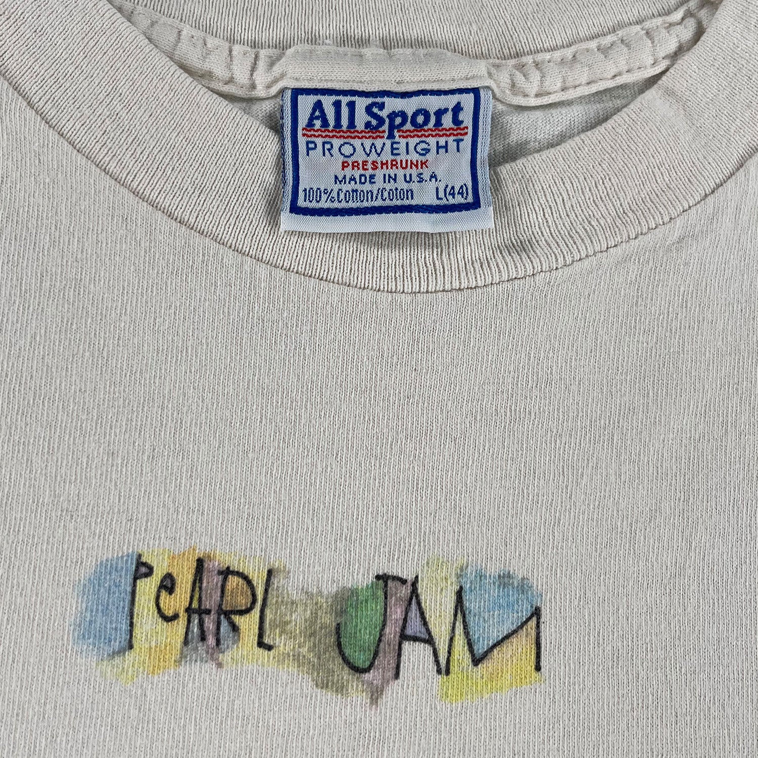 1995 Pearl Jam Mr. Point Vitalogy tour tee L