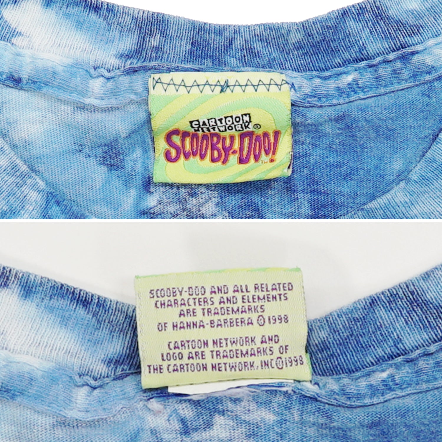 1998 Scooby Doo tie-dye Cartoon Network tee XL