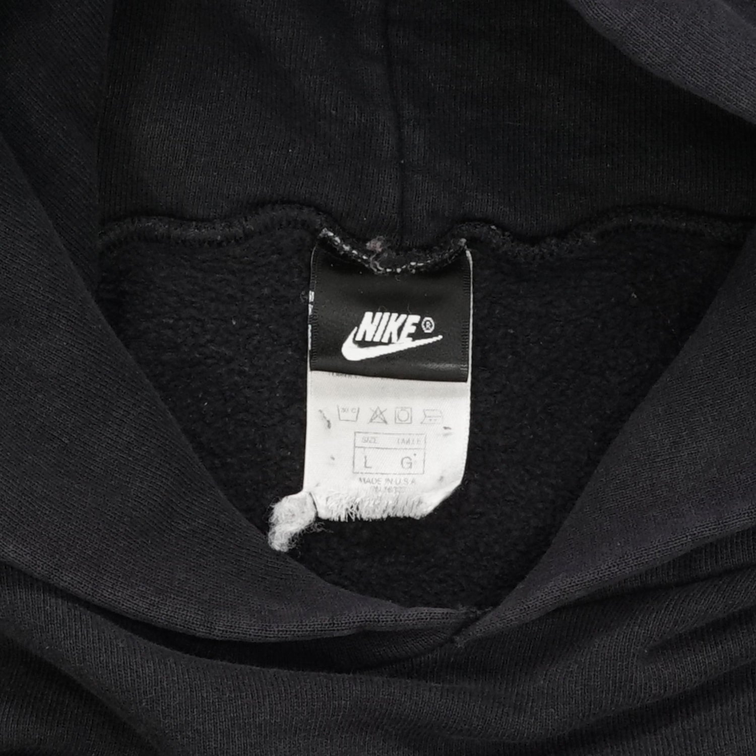 '90s Nike big swoosh hoodie L
