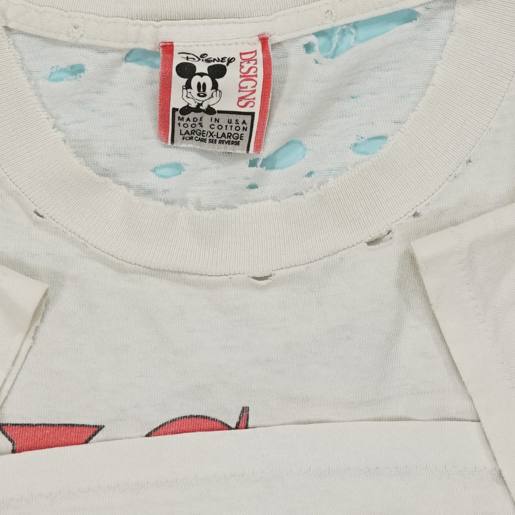 '90s Mickey Through the Years distressed tee XL