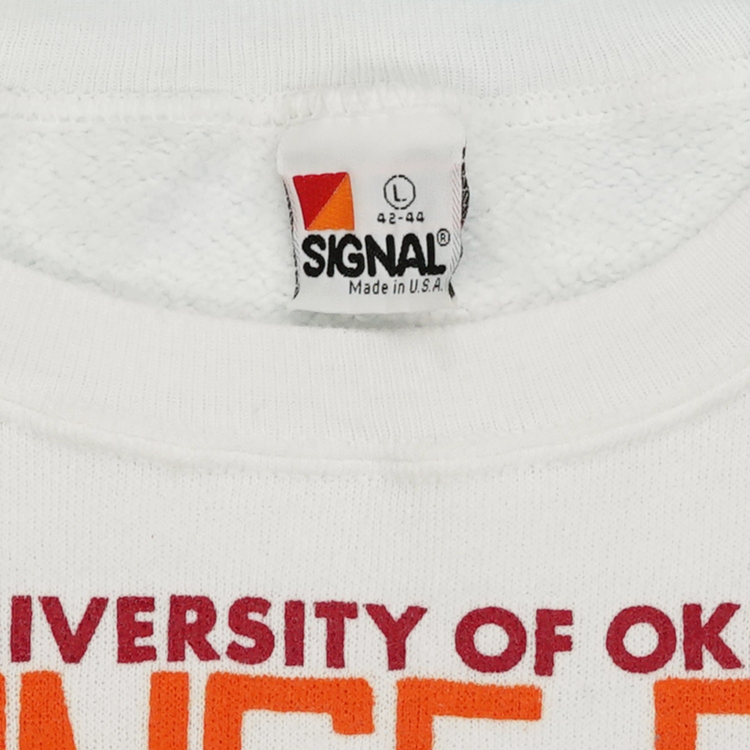 1988 University of Oklahoma Orange Bowl crewneck L