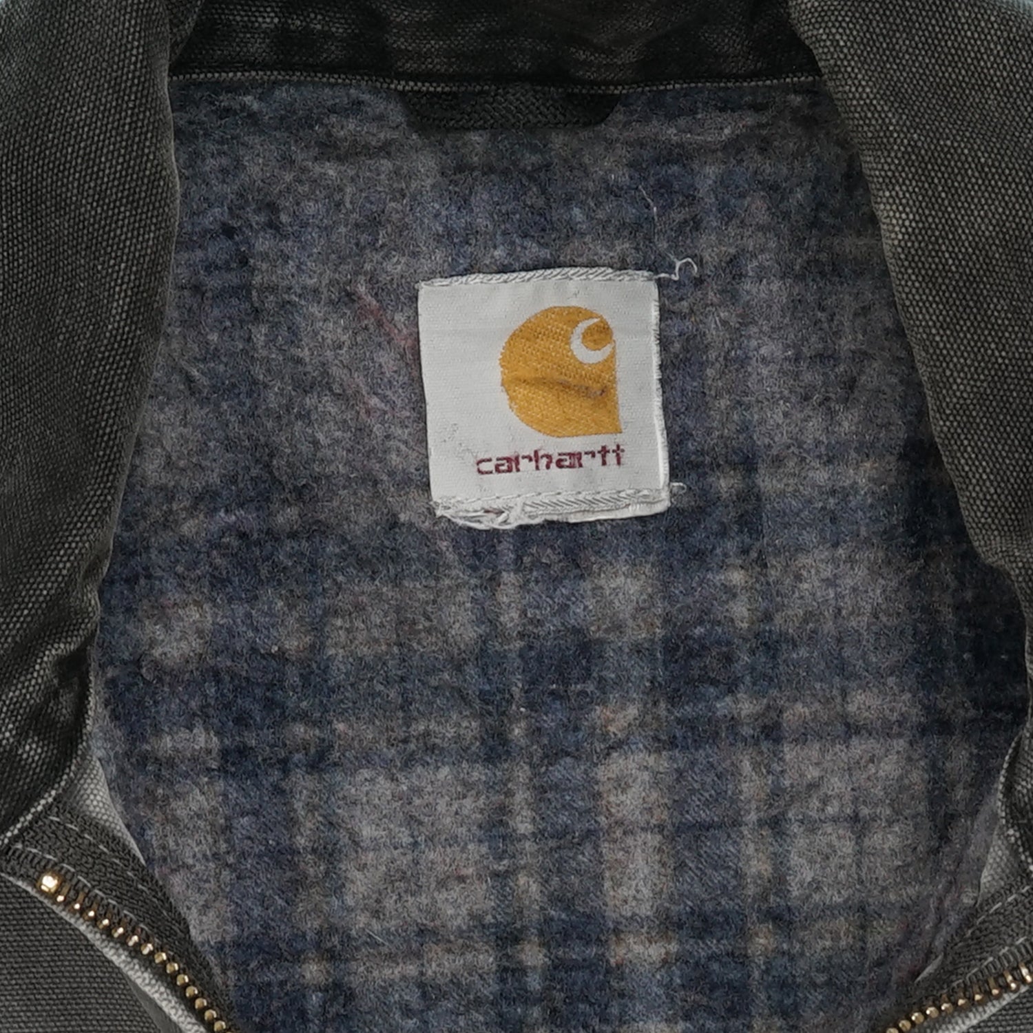 Vintage Carhartt faded grey Detroit jacket M/L