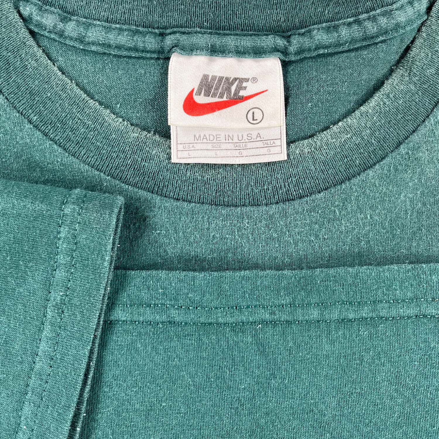 '90s Nike big swoosh tee L