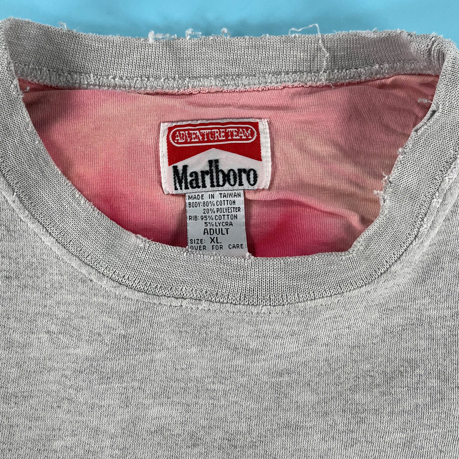 '90s Marlboro lizard crewneck grey XL