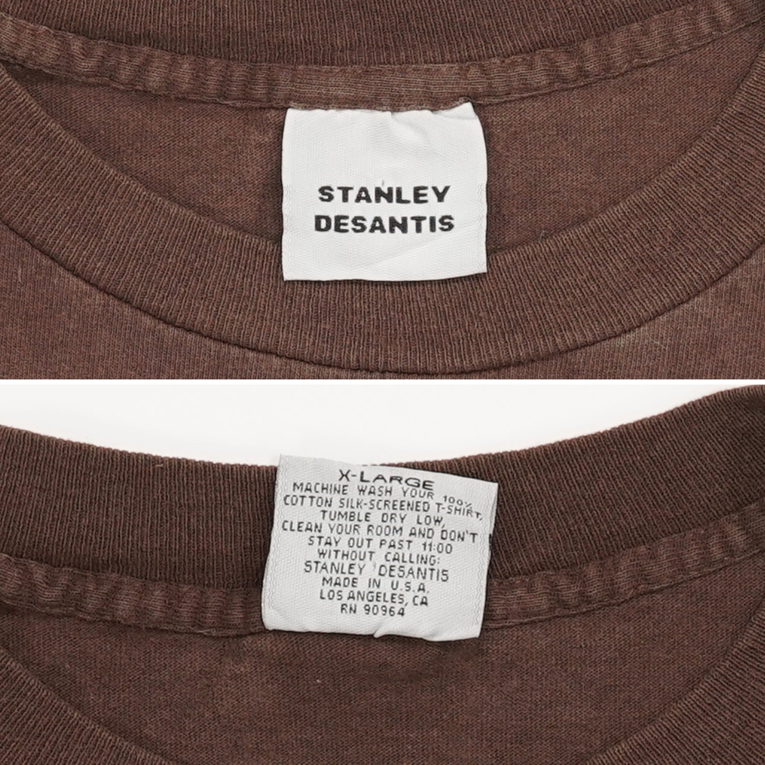 1997 Scooby Doo Stanley Desantis brown tee XL