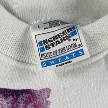 Load image into Gallery viewer, 1997 watercolour flowers crewneck M/L
