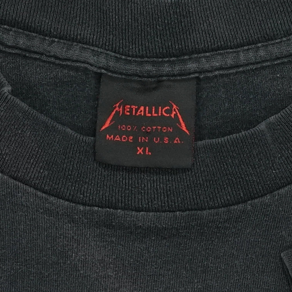 1991 Metallica Historic Dates tour tee L