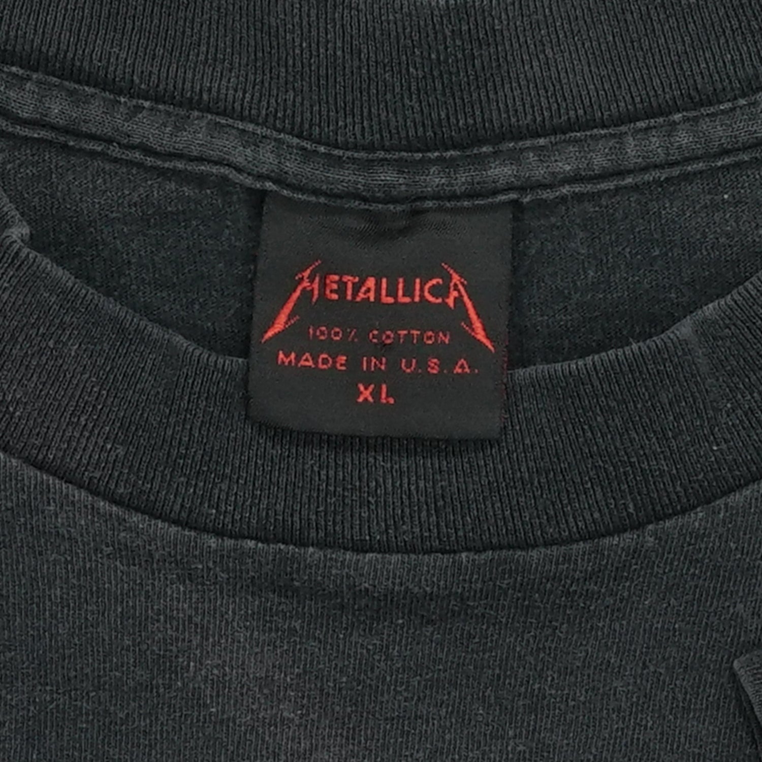 1991 Metallica Historic Dates tour tee L