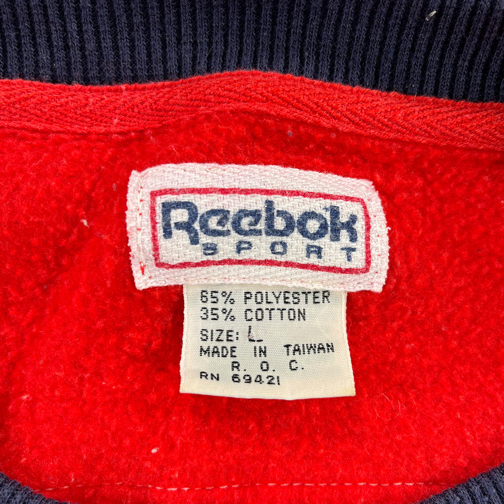 '90s Reebok Great Britain flag crewneck L/XL