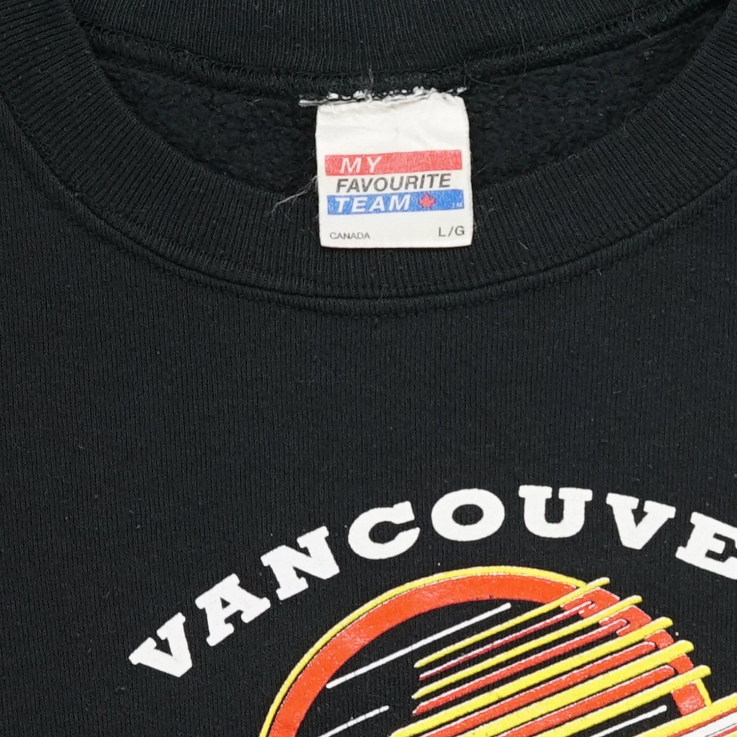 '90s Vancouver Canucks Western Conference crewneck L