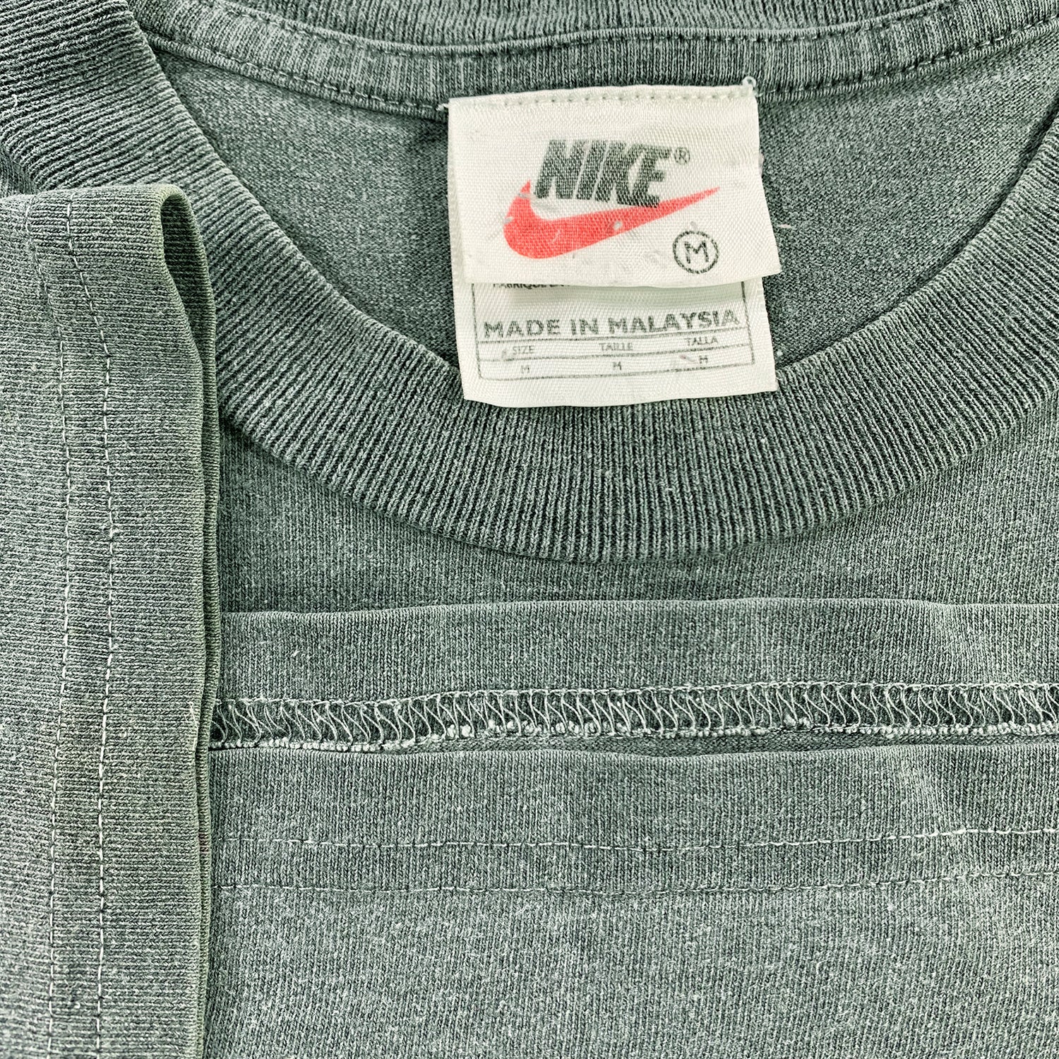 '90s Nike mini swoosh dark grey M/L