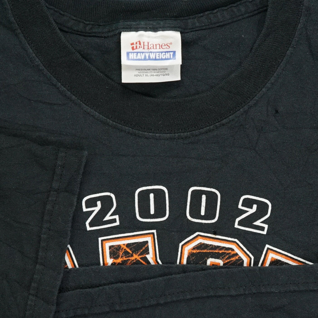 2002 SF Giants MLB Champions Barry Bonds tee XL