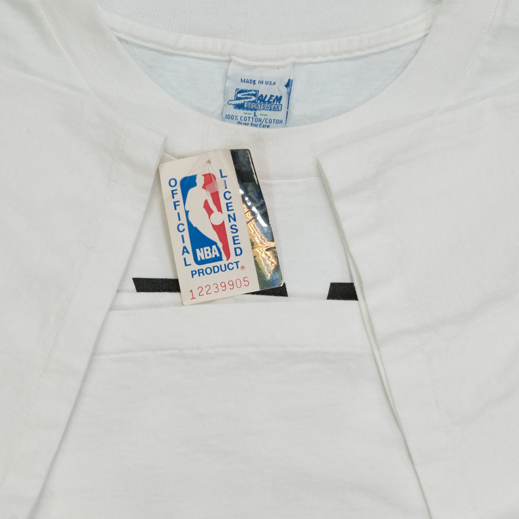 '90s Charlotte Hornets NBA deadstock Salem tee L/XL