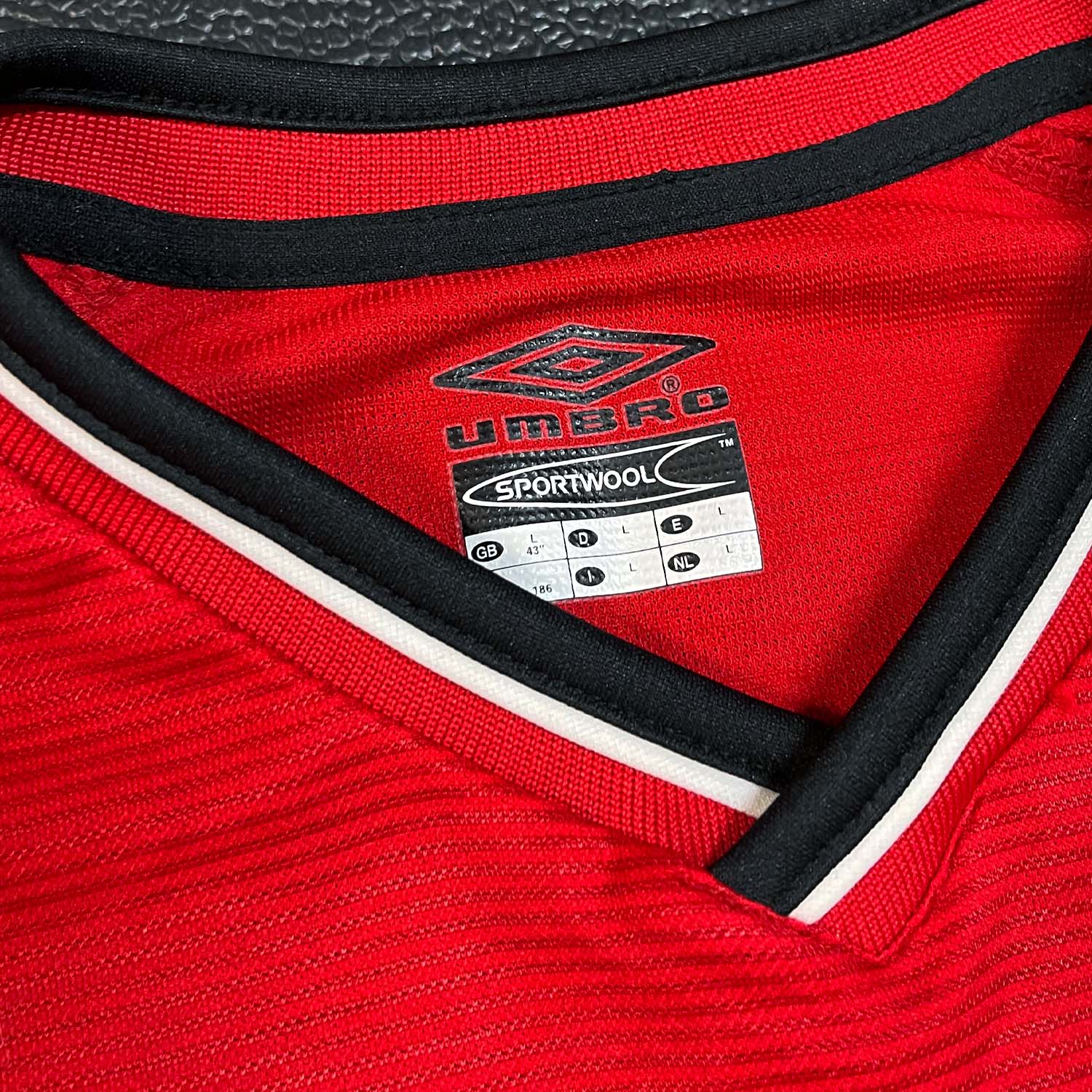 '00-'02 Manchester United home jersey XL