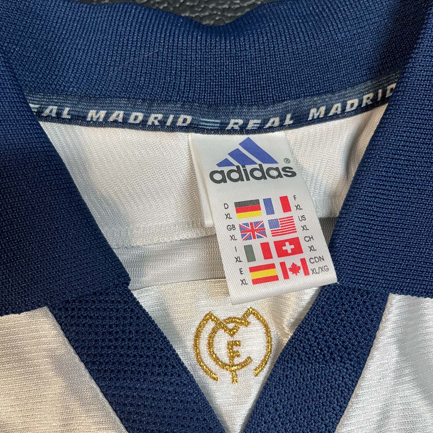'99-'00 Real Madrid Adidas Raul jersey XL