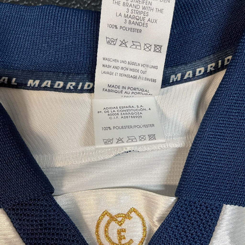 '99-'00 Real Madrid Adidas Raul jersey XL