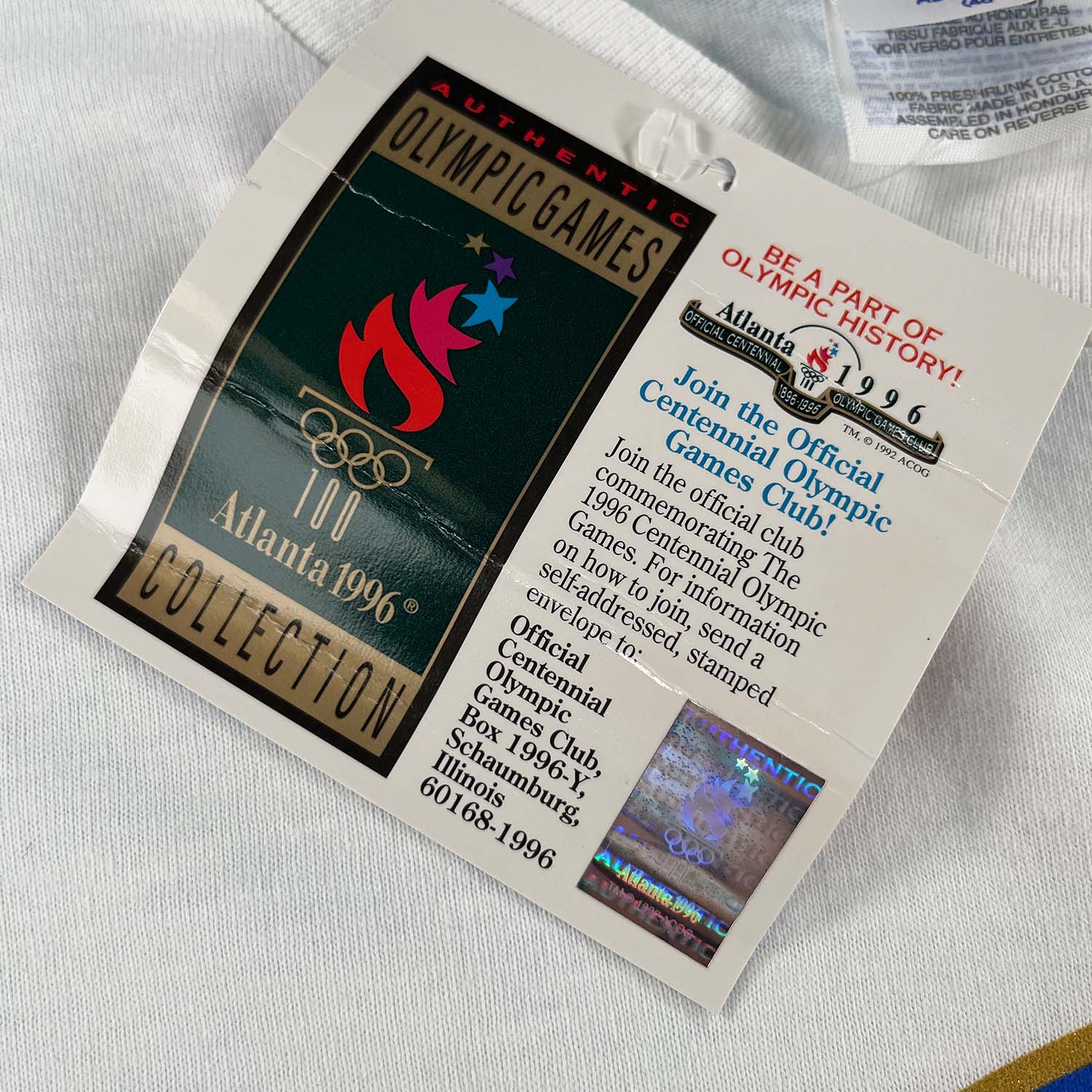 Atlanta 1996 Olympics deadstock tee XL
