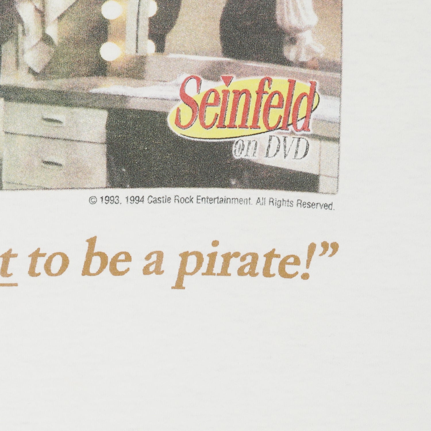 '90s Seinfeld "But I don't want to be a pirate!" tee L