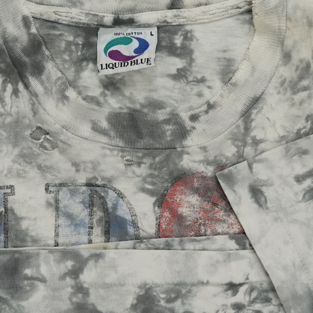 1993 Guns N' Roses 'Use Your Illusion" tie-dye tee L
