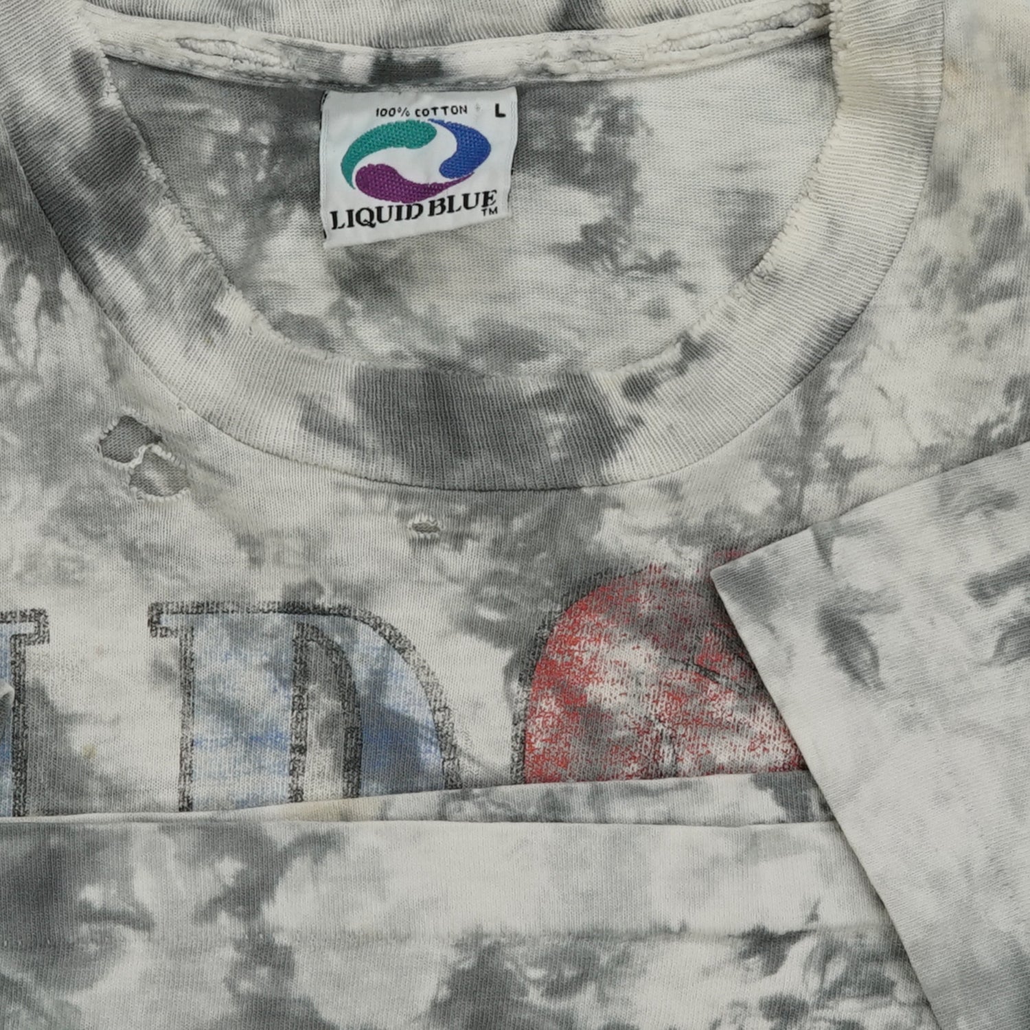 1993 Guns N' Roses 'Use Your Illusion" tie-dye tee L
