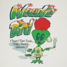 Load image into Gallery viewer, 90s Weedie Bird parody weed tee XXL
