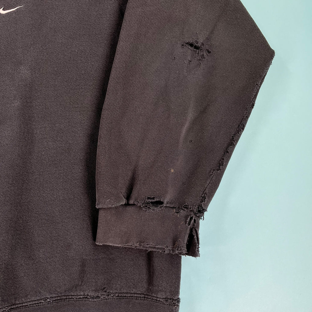 '90s Nike mini swoosh crewneck distressed XL