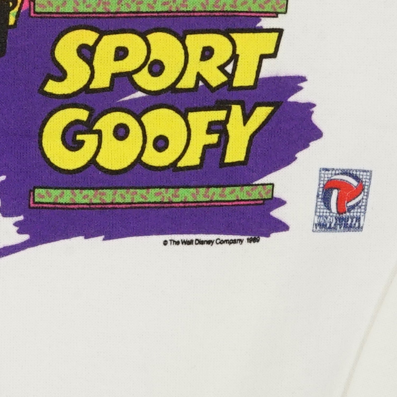 1989 Deadstock Sport Goofy volleyball Disney crewneck S-M