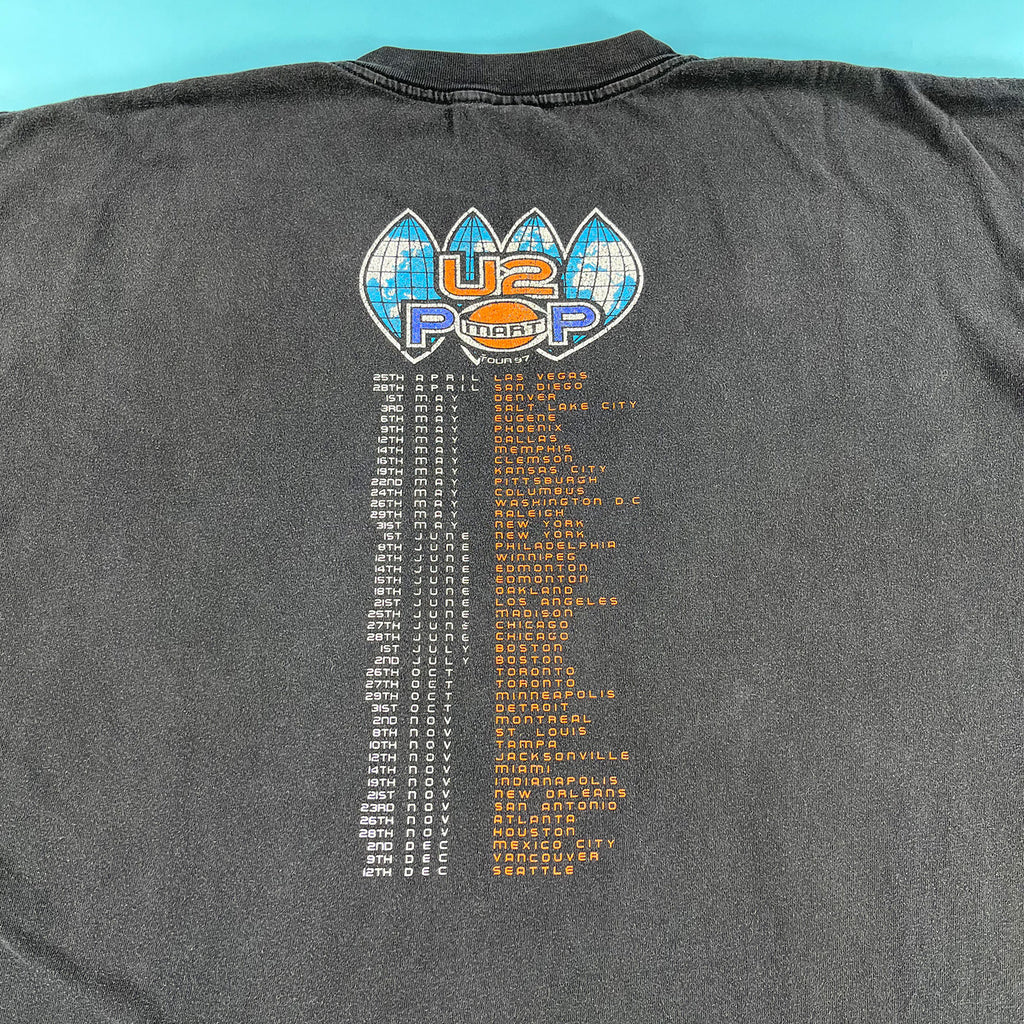 U2 Pop Mart tour 1997 tee XL