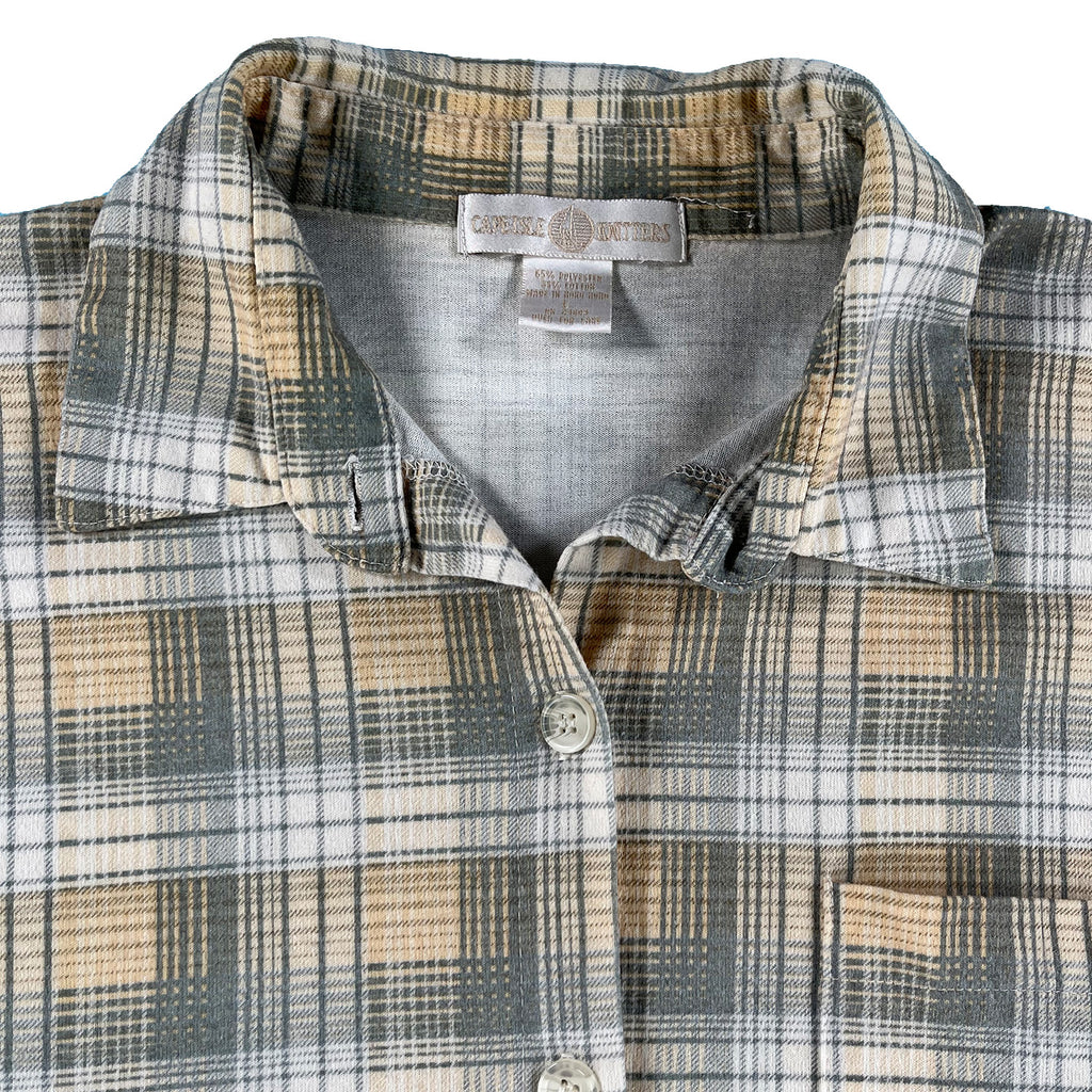 Vintage thin button up shirt L/XL