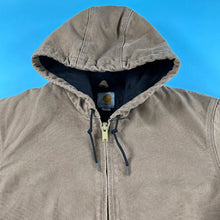 Load image into Gallery viewer, Carhartt full zip fleece-lined jacket M
