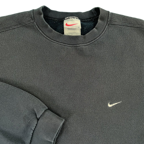 '90s Nike mini swoosh crewneck L