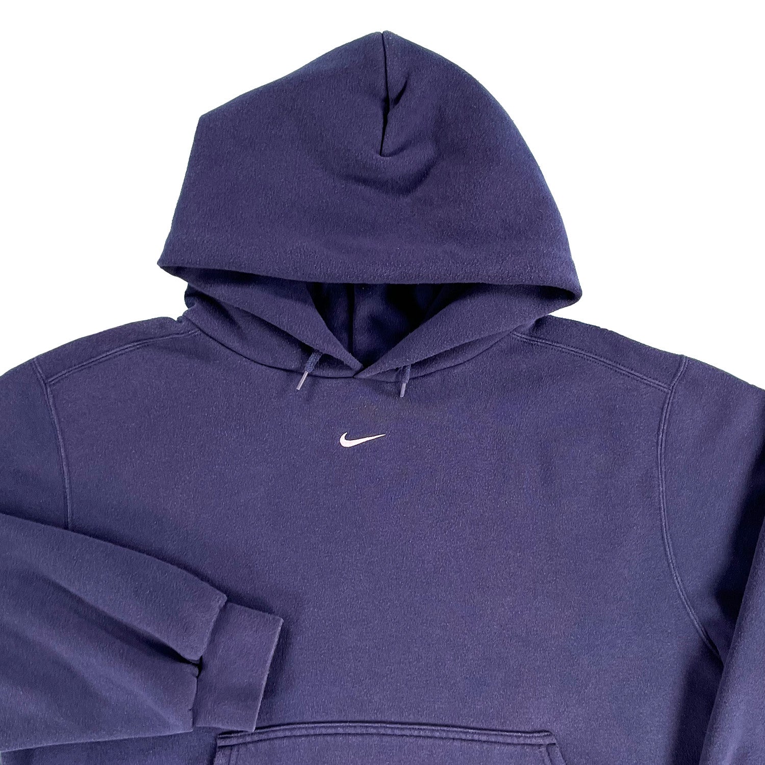 '90s Nike mid check hoodie blue L