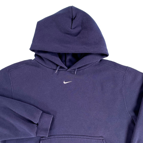 '90s Nike mid check hoodie blue L