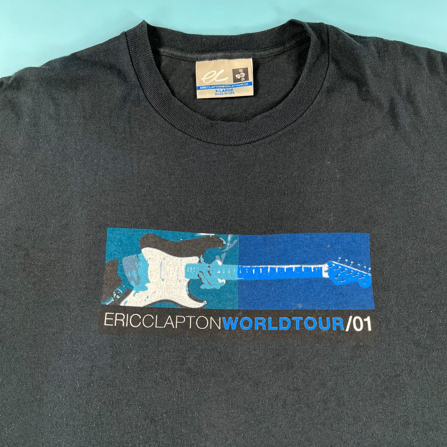 2001 Eric Clapton World Tour tee XL
