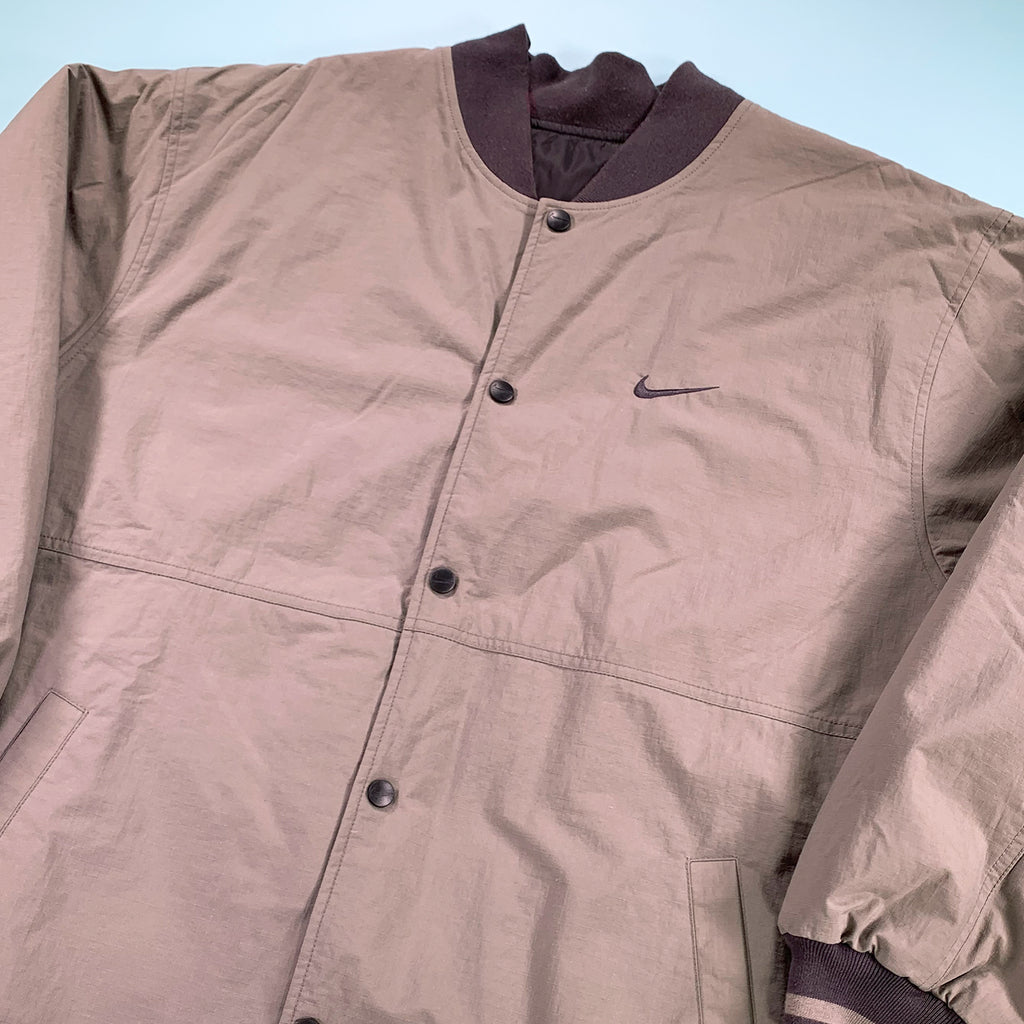 '90s Nike reversible mini swoosh jacket XL