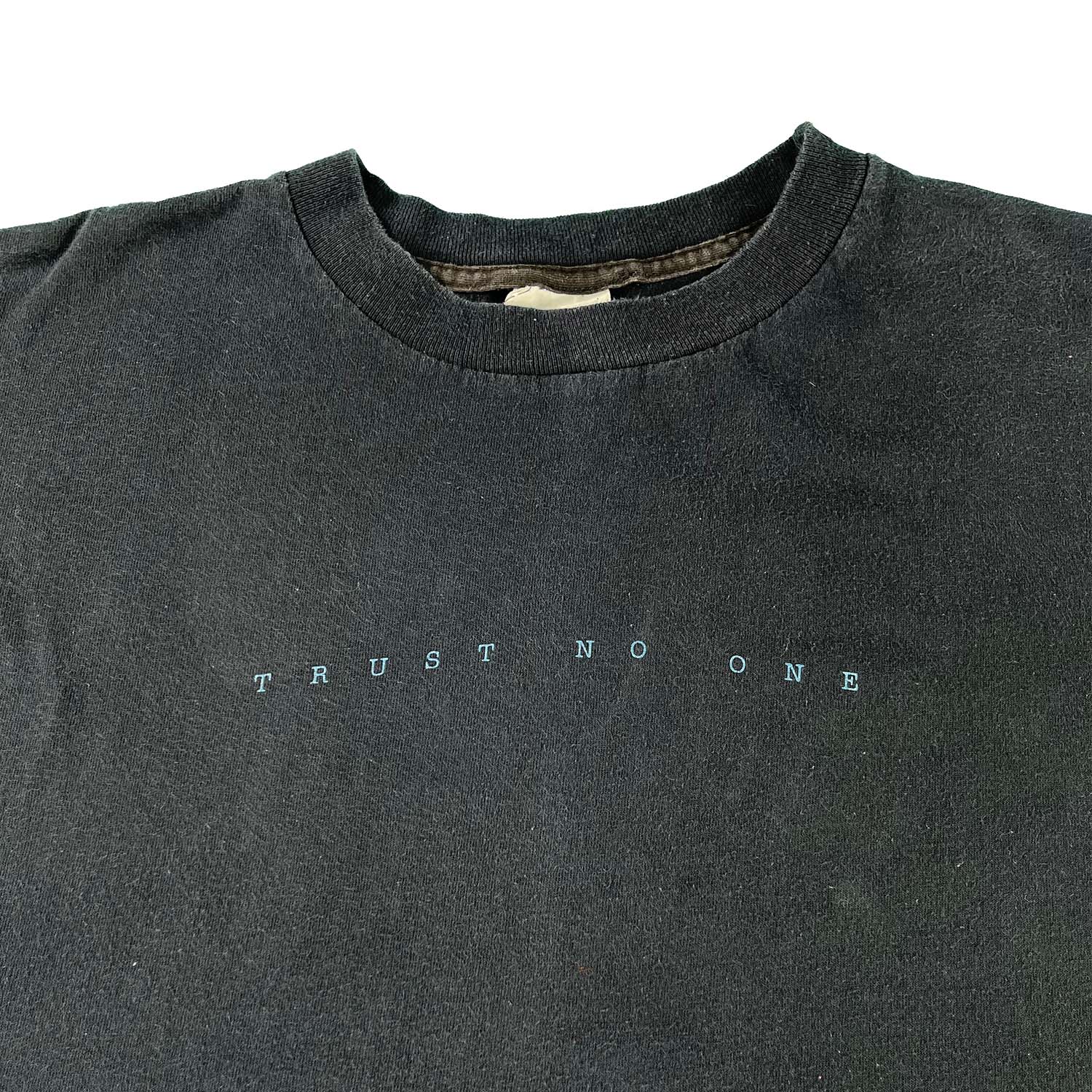 1995 X Files 'Trust No One' TV series promo tee L